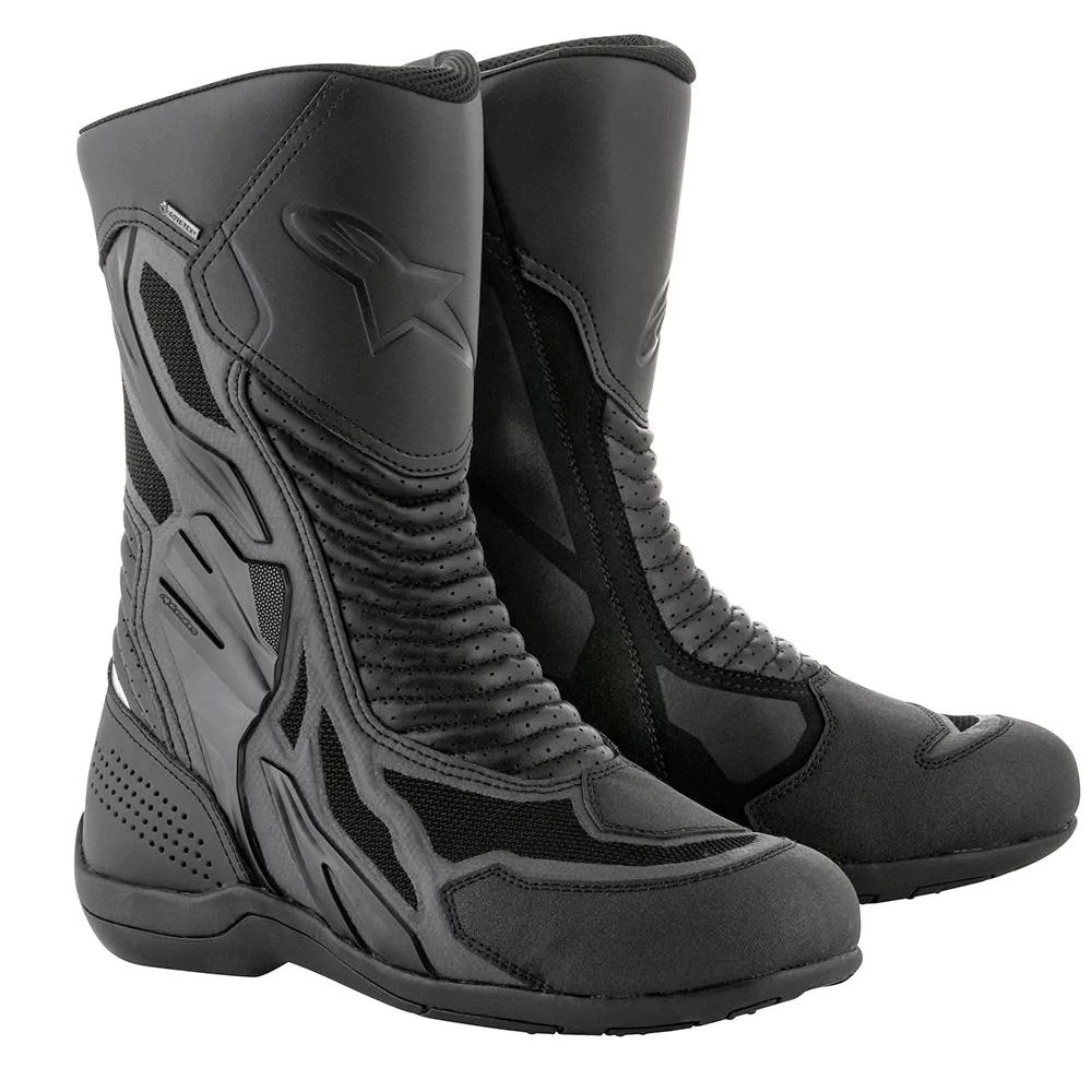 Alpinestars Air Plus V2 Gore-Tex Boots - Black/Black Alpinestars Air Plus V2 Gore-Tex Boots - Black/Black