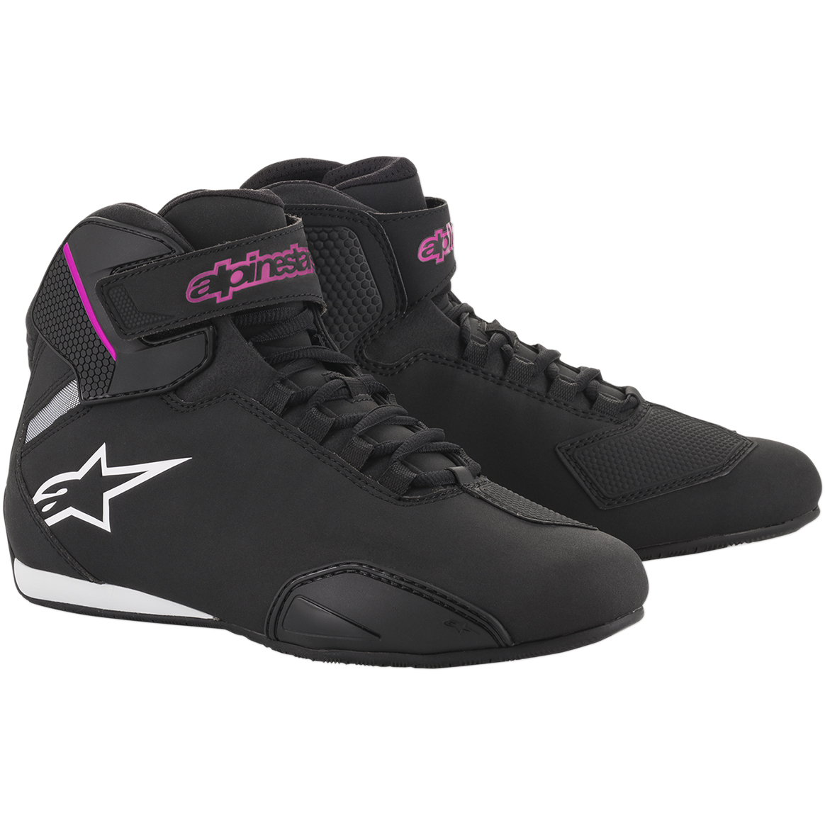 Alpinestars Women's Sektor Shoes - Black/Fuchsia Alpinestars Women's Sektor Shoes - Black/Fuchsia