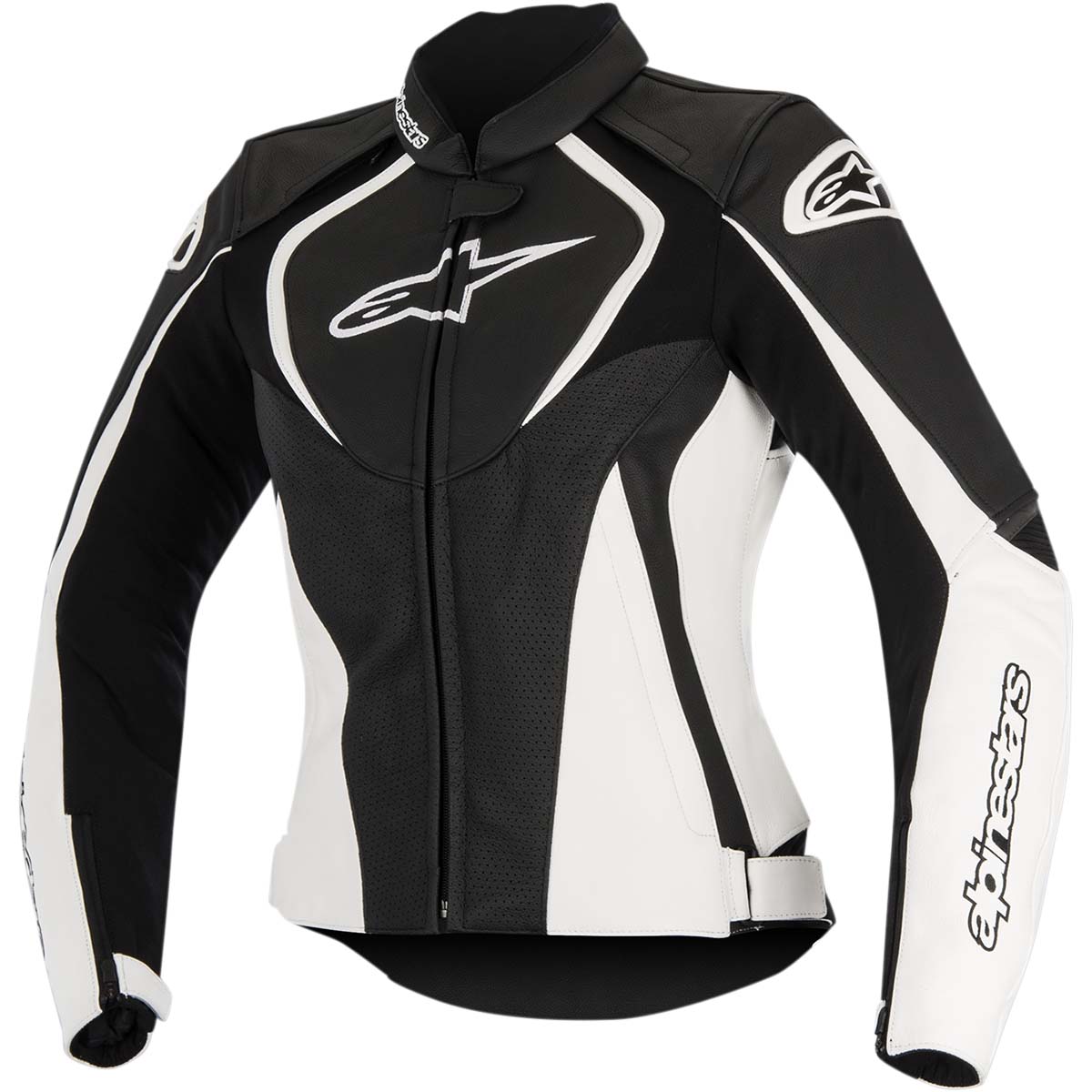 alpinestars JAWS LEATHER JACKET 黒 EU 48 Alpinestars Jaws Leather Jacket Black/White | Alpinestars