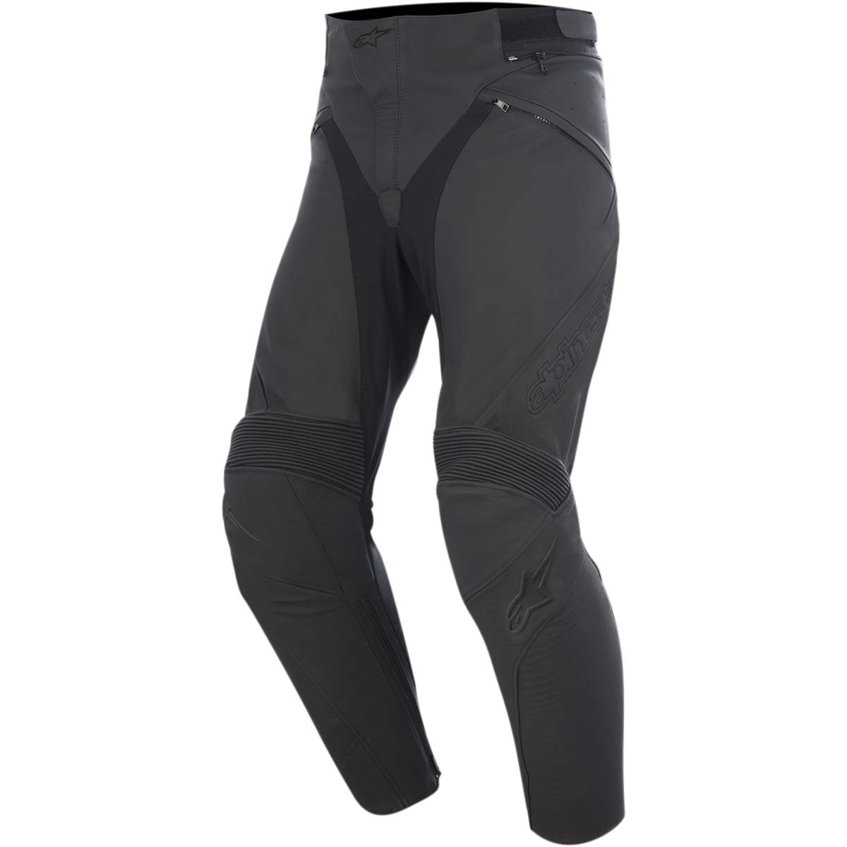Alpinestars Jagg Leather Pants - Black/Black Alpinestars Jagg Leather Pants - Black/Black