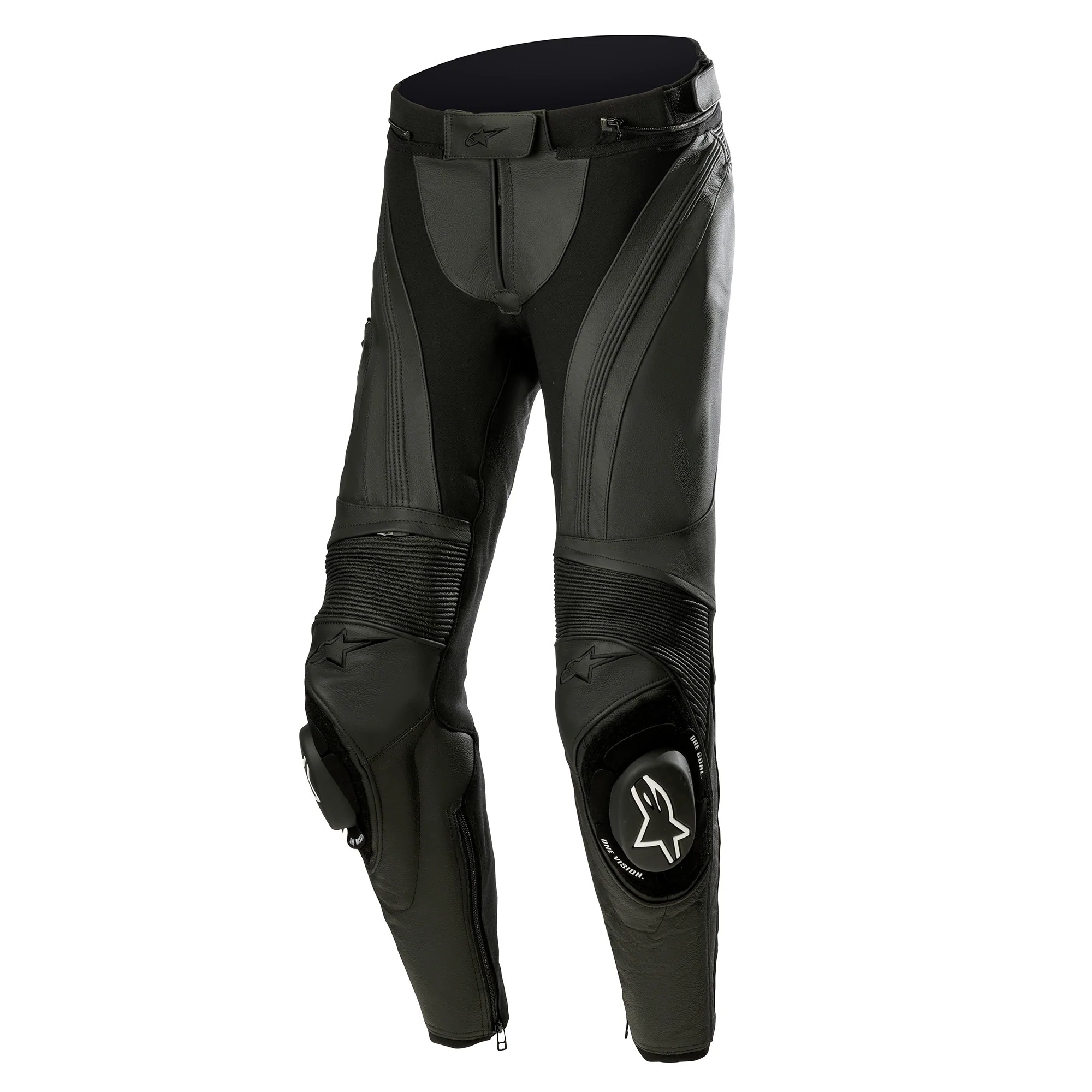 Alpinestars Stella Missile V3 Leather Pants - Black/Black Alpinestars Stella Missile V3 Leather Pants - Black/Black