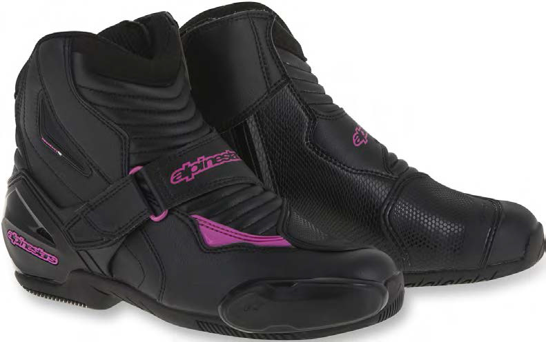 hot pink motorcycle boots
