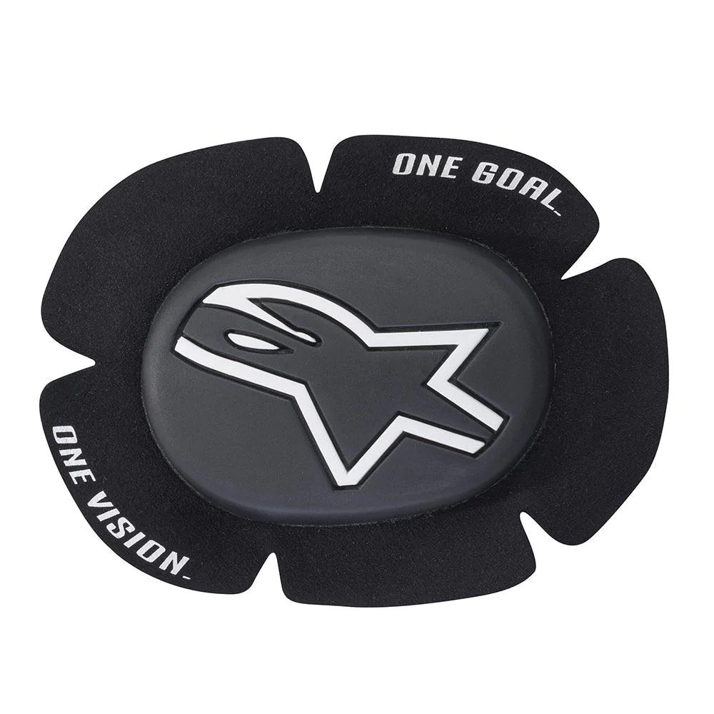 Alpinestars GP Sport Evo Knee Sliders - Black/White Alpinestars GP Sport Evo Knee Sliders - Black/White