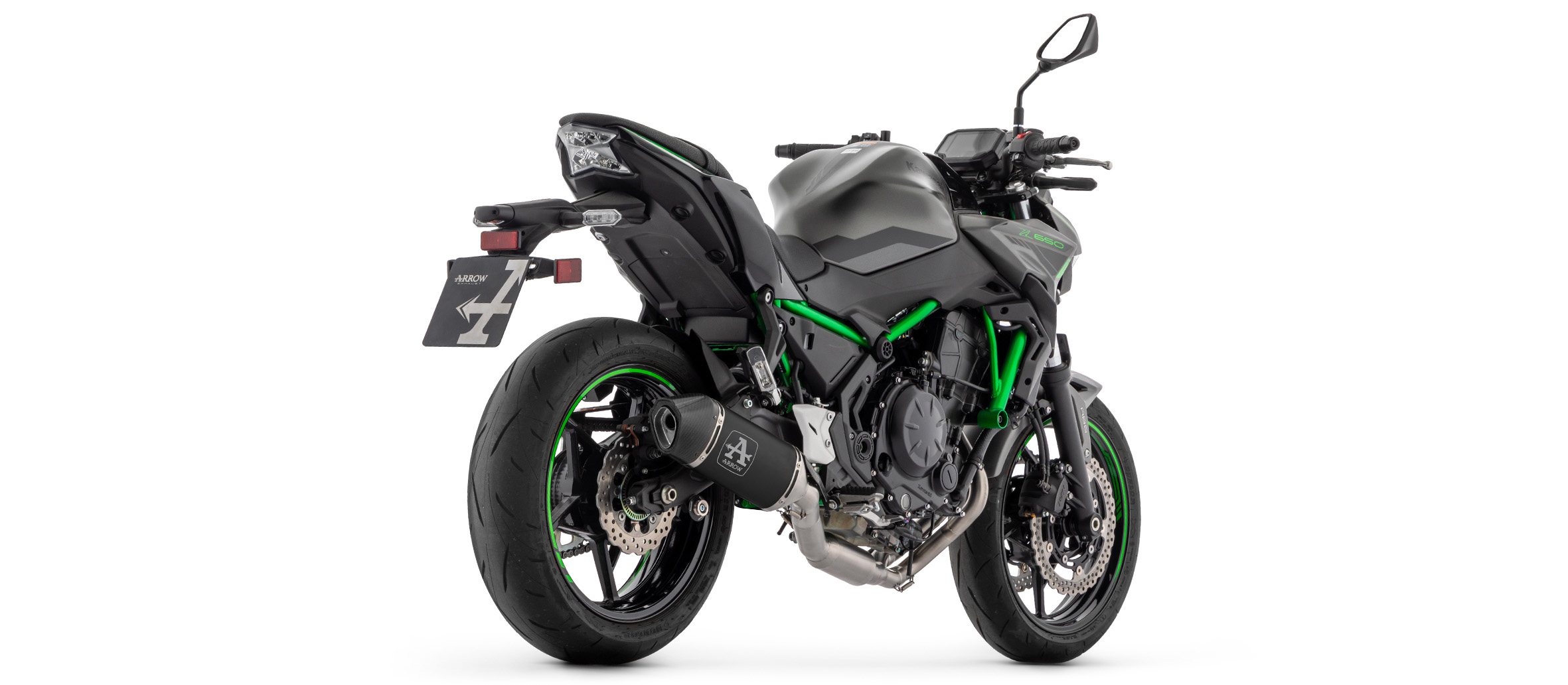 【専用】you ashina様　TL1000 SV1000 用　ARROW カー ARROW Kawasaki Ninja 400 (2023+) Steel Slip-on Exhaust