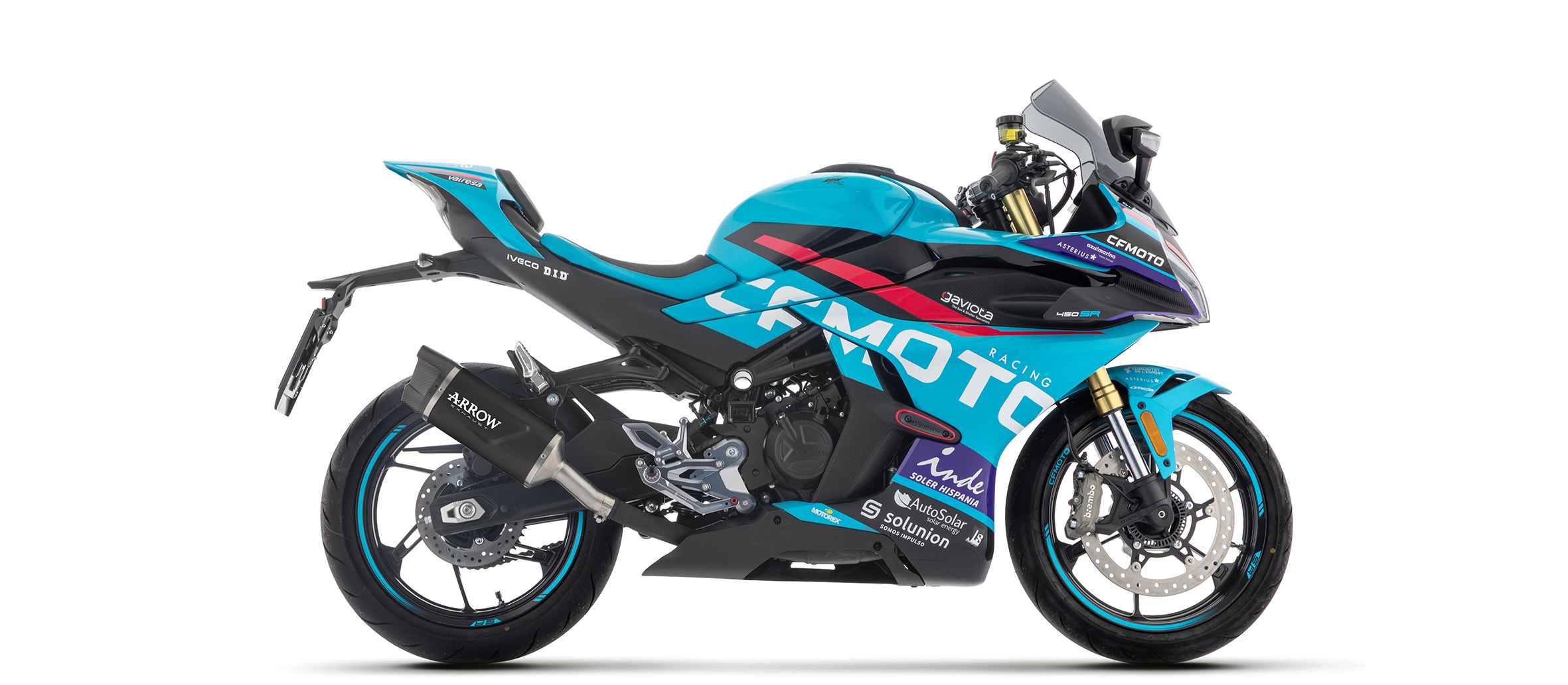 Arrow Exhaust for the CF Moto 450NK / 450SR 2025-2026 Arrow Exhaust for the CF Moto 450NK / 450SR 2025-2026