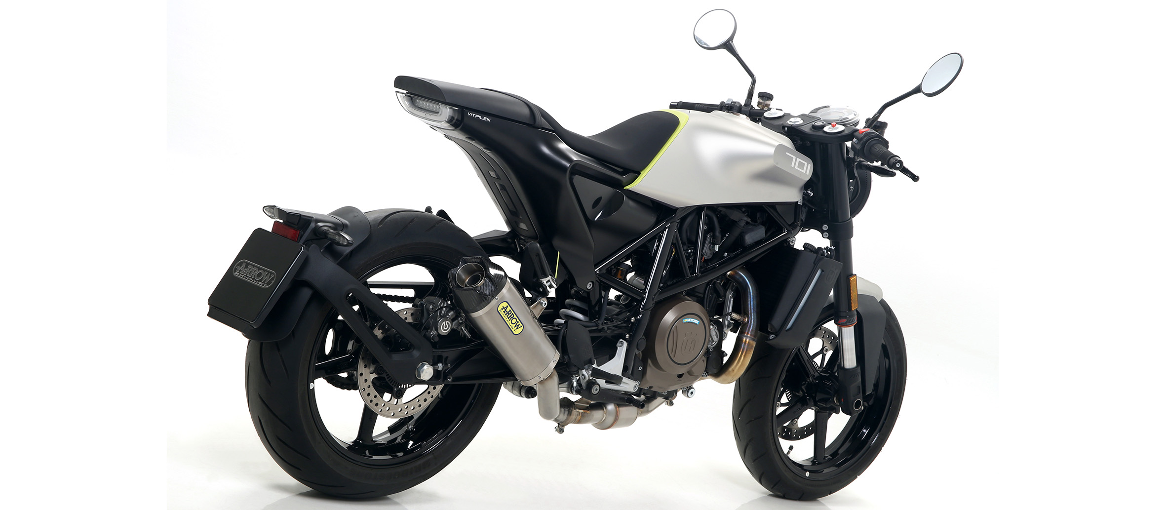 ハスクバーナ SVARTPILEN/VITPILEN701 ARROW チタン Pro-Race Titanium Muffler - HQV 701 Vitpilen/Svartpilen (ALL)