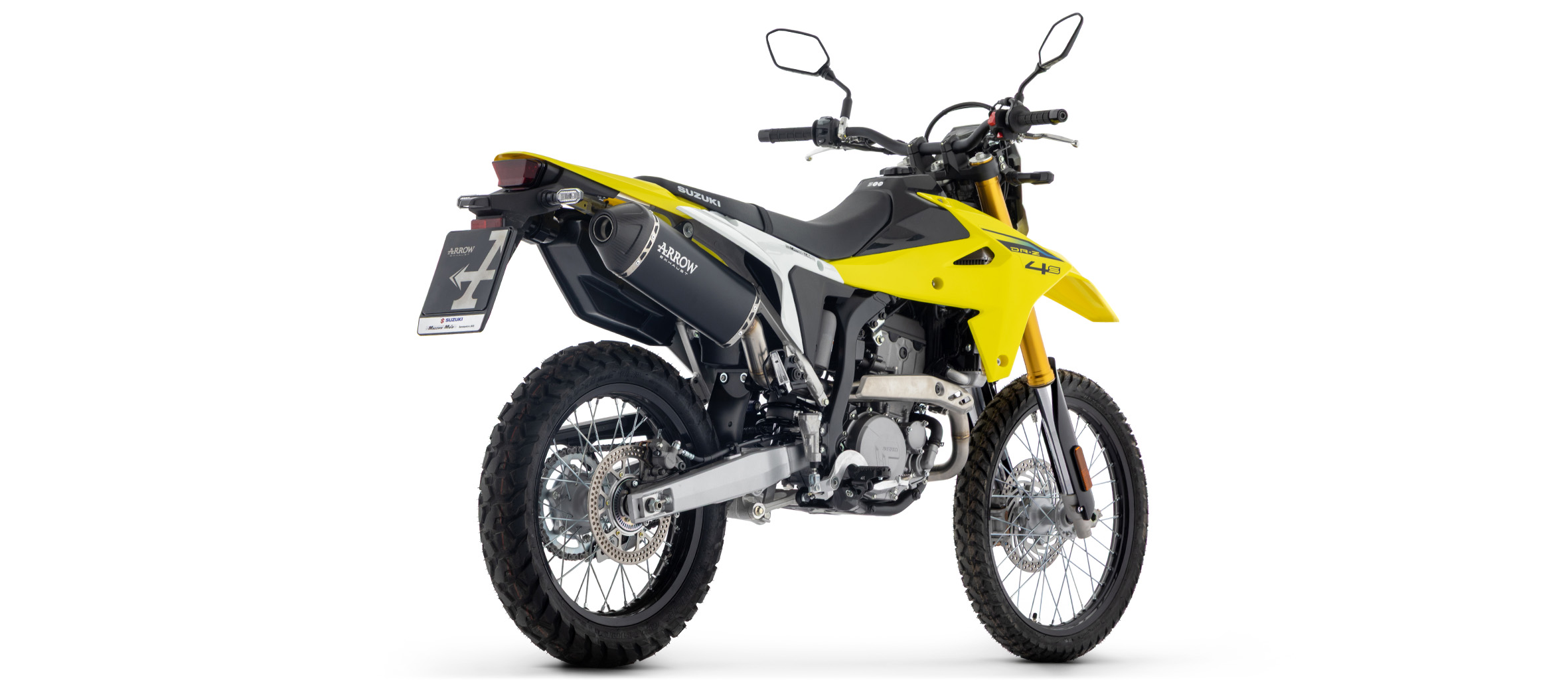 Arrow Exhaust for the Suzuki DR-Z4S/DR-Z4SM 2025/2026 Arrow Exhaust for the Suzuki DR-Z4S/DR-Z4SM 2025/2026