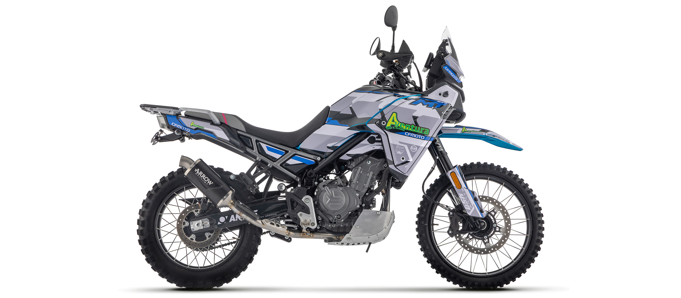 Arrow Exhaust for the CF Moto IBEX 450 / 450 MT (Euro 5, 2 lambda sensors only) Arrow Exhaust for the CF Moto IBEX 450 / 450 MT (Euro 5, 2 lambda sensors only)