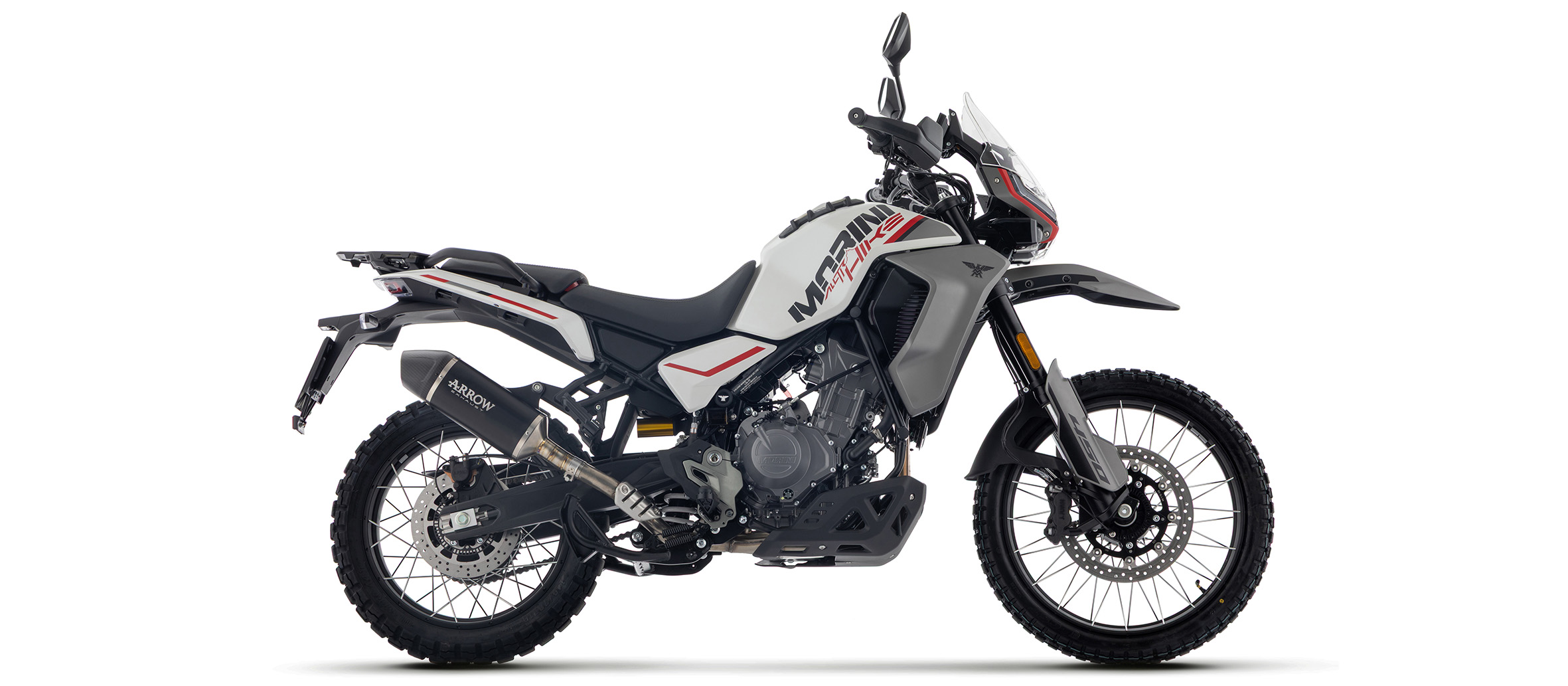 Arrow Exhaust for the Moto Morini Vettore 450 2025-2026 Arrow Exhaust for the Moto Morini Vettore 450 2025-2026