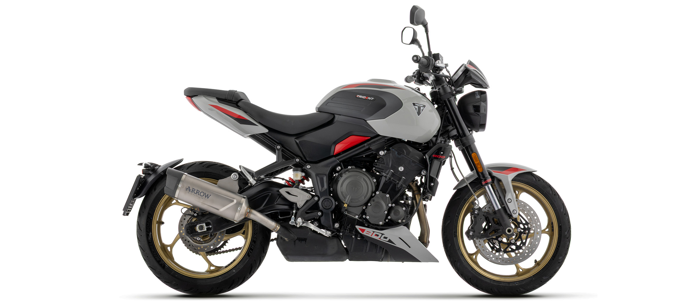 Arrow Exhaust for the Triumph Trident 800 2026 Arrow Exhaust for the Triumph Trident 800 2026