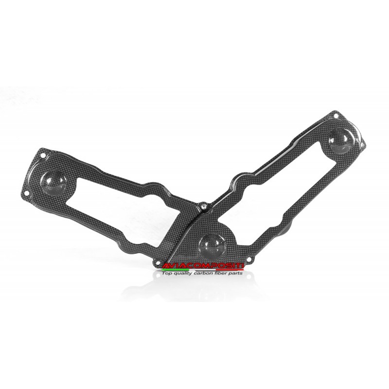 AviaCompositi Carbon Fiber And Clear Window Belt Covers for Ducati Monster / Supersport 900, ST2 and MH900e - Type 1 AviaCompositi Carbon Fiber And Clear Window Belt Covers for Ducati Monster / Supersport 900, ST2 and MH900e - Type 1