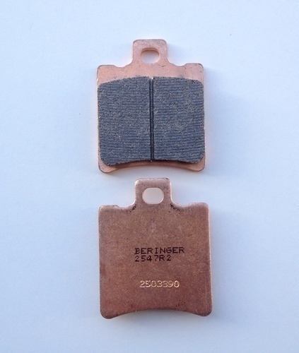 Beringer R2 Racing Brake Pads for Aerotec 2D1 and Older Axial Mount 6 Piston calipers Beringer R2 Racing Brake Pads for Aerotec 2D1 and Older Axial Mount 6 Piston calipers