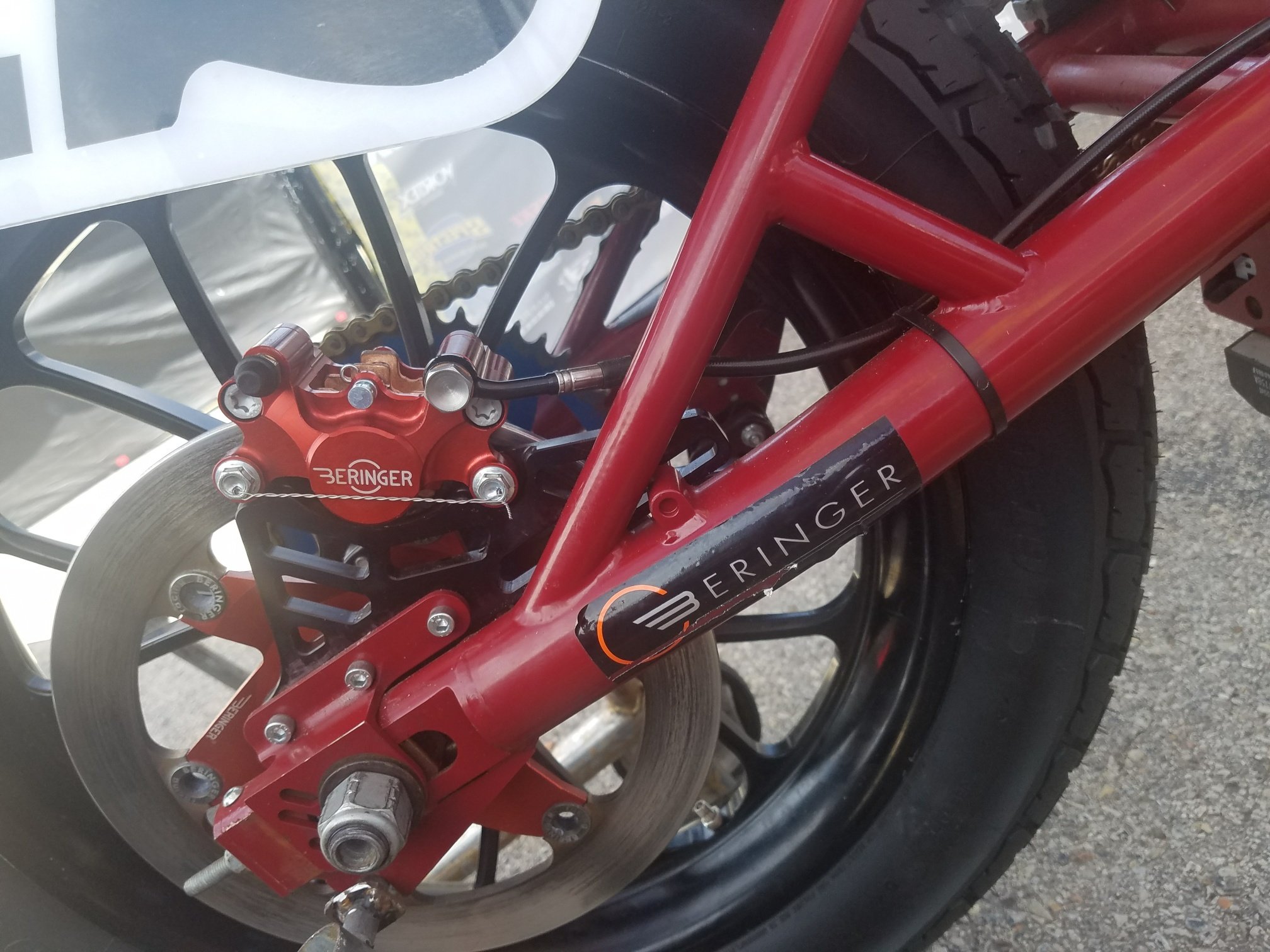 Beringer Aerotec 2D1 84mm Rear Brake Caliper