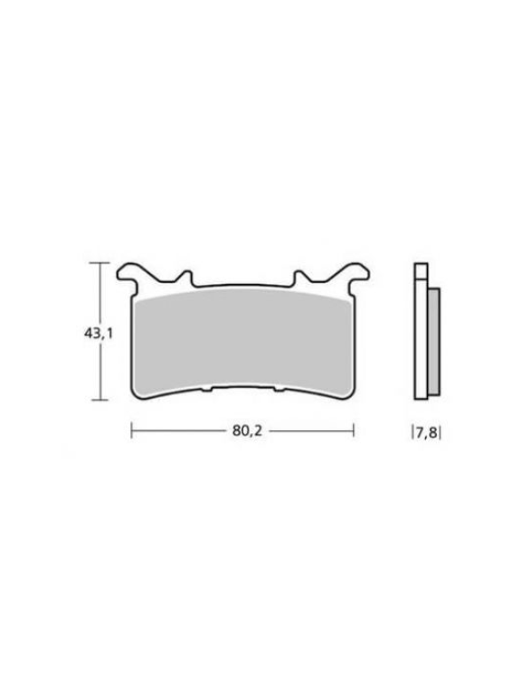Brembo Z04 / Z03 / Z10 Brake Pads for Honda / BMW Nissin Calipers Brembo Z04 / Z03 / Z10 Brake Pads for Honda / BMW Nissin Calipers