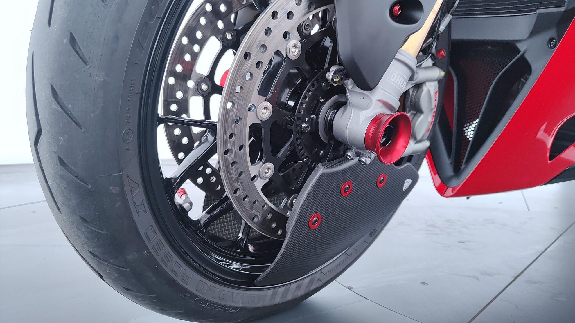 CNC Racing Carbon Fiber GP EVO Front Brake Rotor Cooling Ducts For 