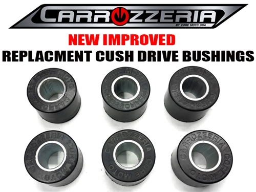 Core Moto Replacement Bushings (Cush Drives) for Carrozzeria Forged Aluminum Wheels (6 pcs) Core Moto Replacement Bushings (Cush Drives) for Carrozzeria Forged Aluminum Wheels (6 pcs)