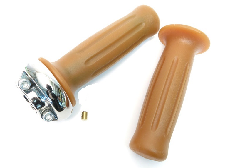 Domino "Rally" Vintage style Throttle and grips Domino "Rally" Vintage style Throttle and grips