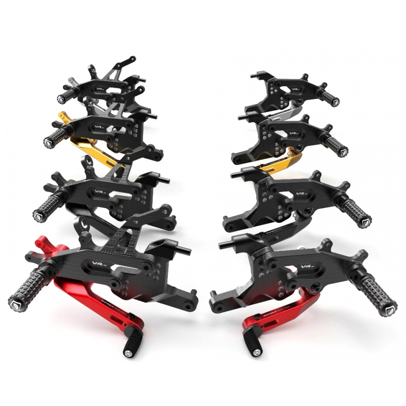 DBK Special Parts (Ducabike) Type 1 Adjustable Rearsets for the Ducati Panigale V4 / S / Speciale (18-24) DBK Special Parts (Ducabike) Type 1 Adjustable Rearsets for the Ducati Panigale V4 / S / Speciale (18-24)