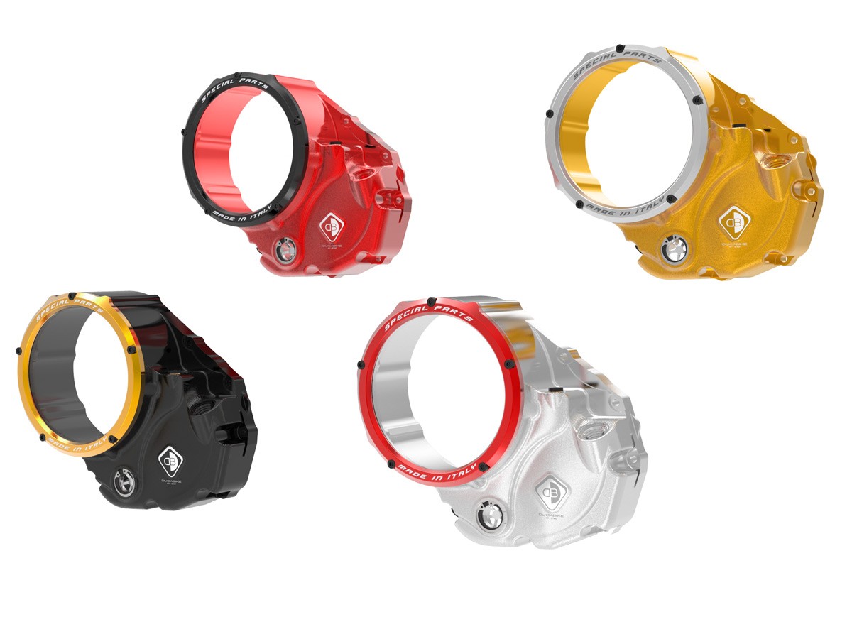 Ducabike NEW EVO3D Clear Wet Clutch Cover for the Ducati Monster 937