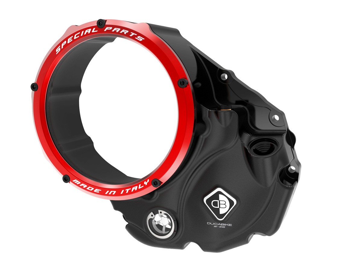 Ducabike NEW EVO3D Clear Wet Clutch Cover for the Ducati Multistrada