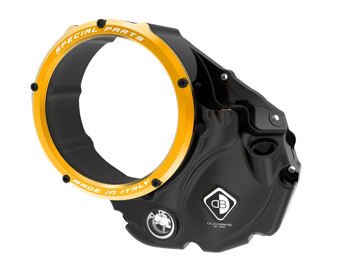 Ducabike NEW EVO3D Clear Wet Clutch Cover for the Ducati Multistrada
