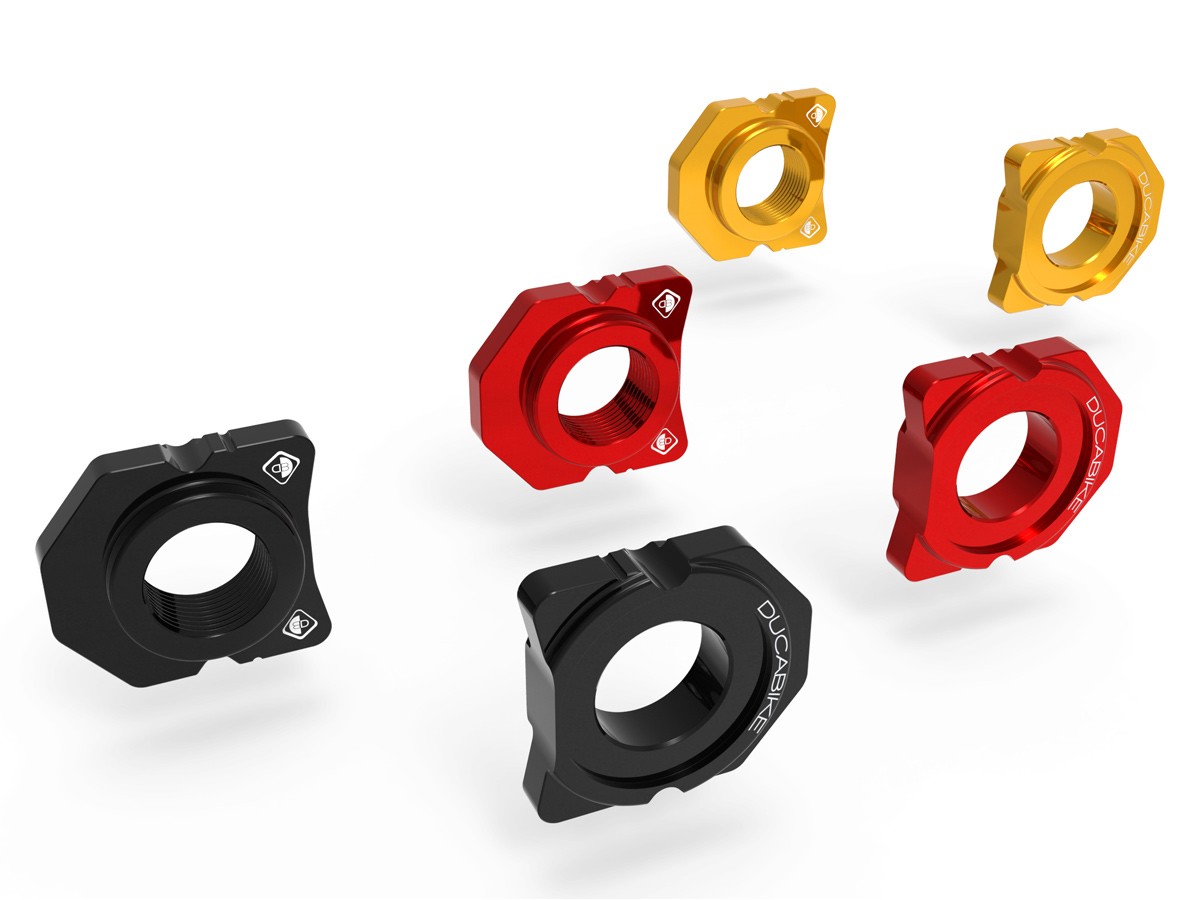DBK Special Parts (Ducabike) Billet Chain Adjusters for the Ducati Multistrada V4 DBK Special Parts (Ducabike) Billet Chain Adjusters for the Ducati Multistrada V4