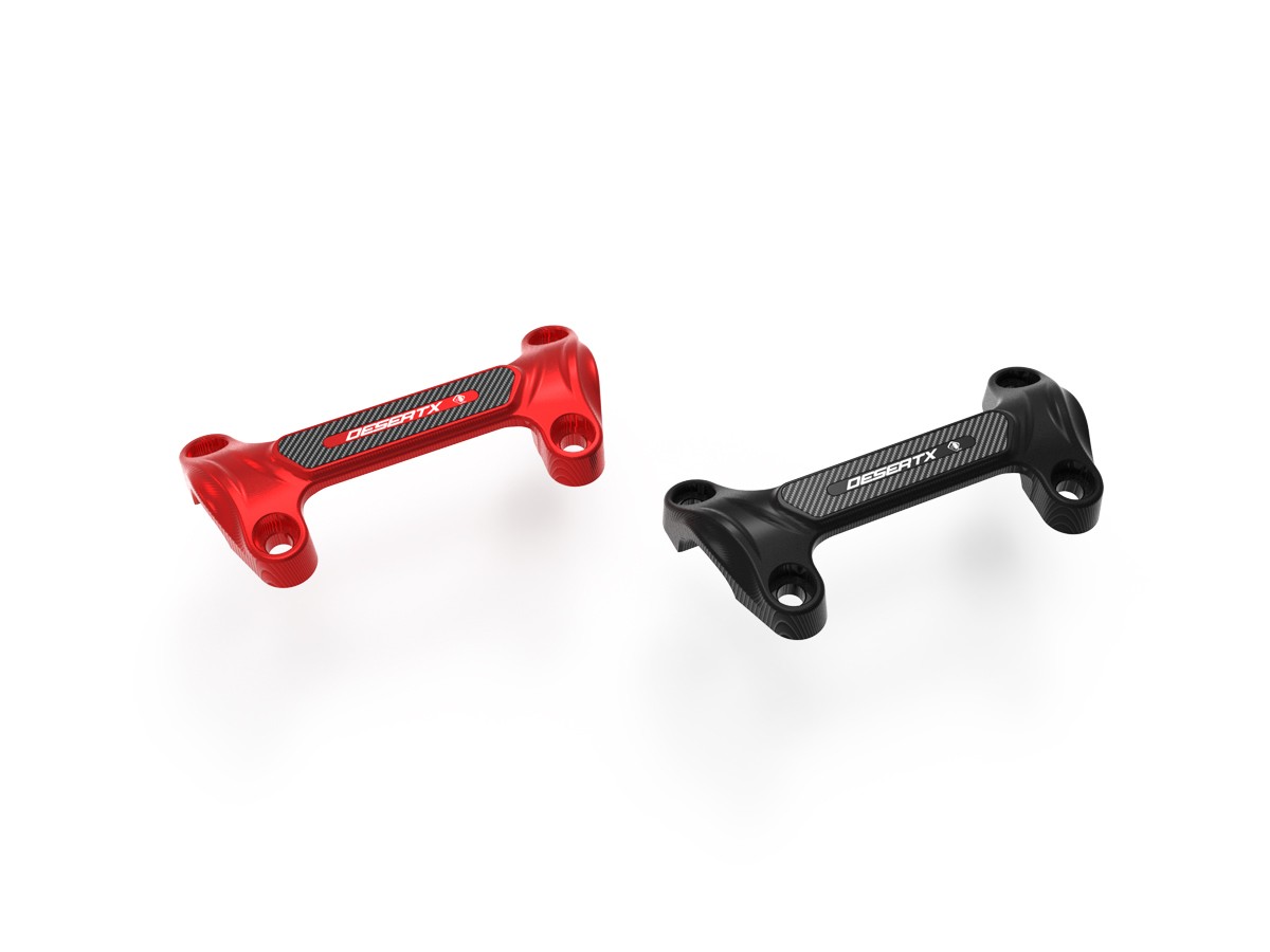 DBK Special Parts (Ducabike) Billet Handlebar Top Clamp for the Ducati DesertX DBK Special Parts (Ducabike) Billet Handlebar Top Clamp for the Ducati DesertX