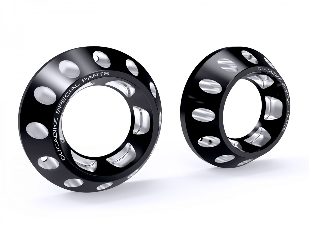 DBK Special Parts (Ducabike) Billet Exhaust End Caps for the Ducati Scrambler 1100 DBK Special Parts (Ducabike) Billet Exhaust End Caps for the Ducati Scrambler 1100