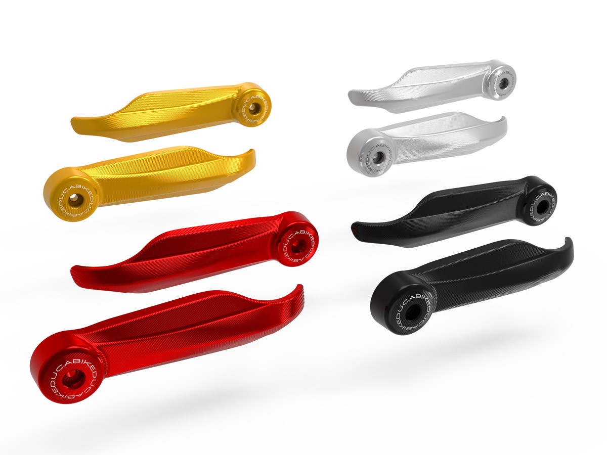 DBK Special Parts (Ducabike) Billet Hand Guard protectors for the Ducati Multistrada V4 / S / Sport and Hypermotard 698 Mono DBK Special Parts (Ducabike) Billet Hand Guard protectors for the Ducati Multistrada V4 / S / Sport and Hypermotard 698 Mono