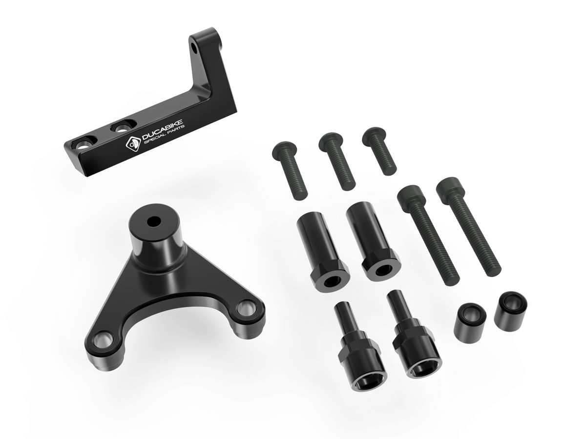 DBK Special Parts (Ducabike) Steering Damper Mount for the Ducati Hypermotard 950 / SP DBK Special Parts (Ducabike) Steering Damper Mount for the Ducati Hypermotard 950 / SP