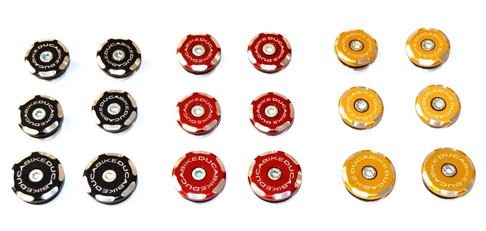 DBK Special Parts (Ducabike) Contrast Cut Frame Plug Kit for the Ducati Hypermotard 950 / 950SP DBK Special Parts (Ducabike) Contrast Cut Frame Plug Kit for the Ducati Hypermotard 950 / 950SP