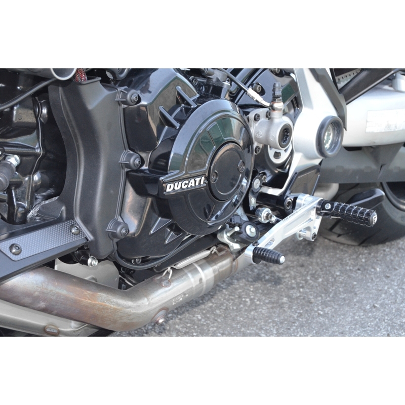 Ducabike Adjustable Rearsets for the Ducati XDiavel (Mid Mount Controls)