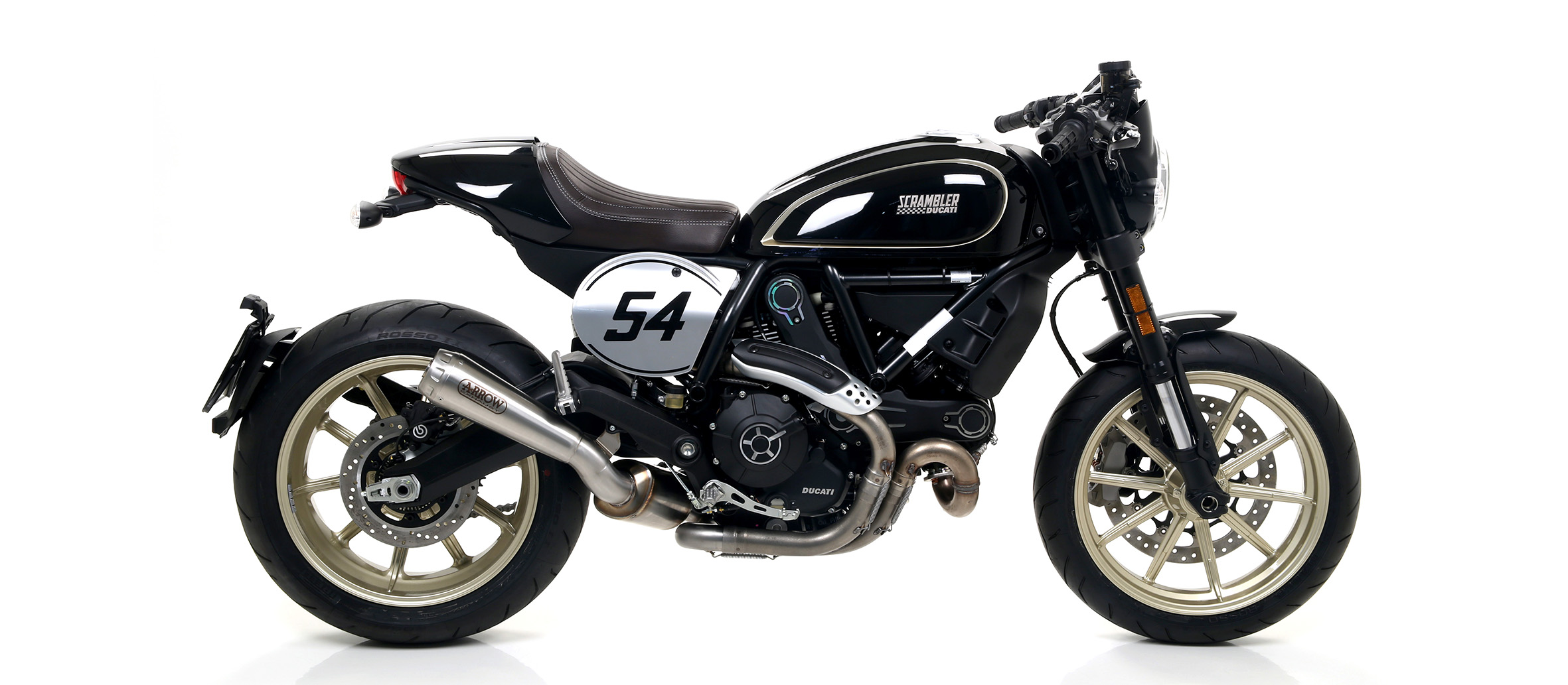 ドゥカティスクランブラーARROW アロー Exhaust Muffler Exhaust DUCATI SCRAMBLER 800 CAFE RACER 2017 2018 ARROW