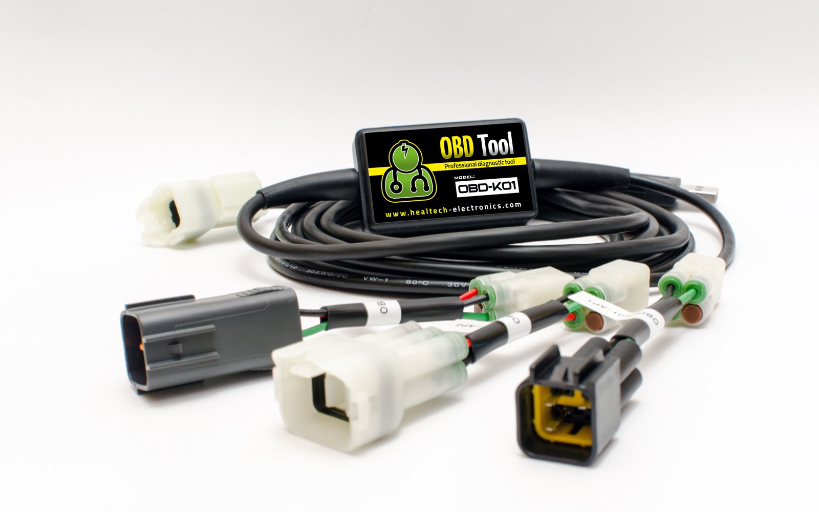 Healtech OBD Tool For Honda, Kawasaki, and Suzuki Models