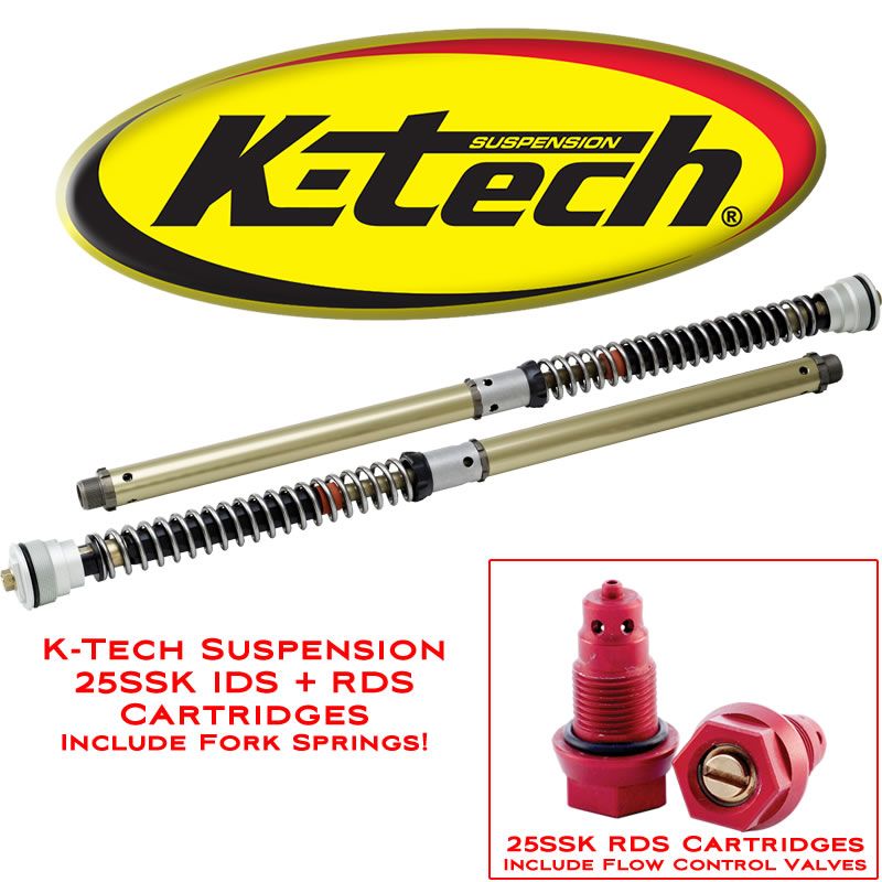 K-Tech 125-012-155-020 Suspension 25SSK RDS Fork Cartridge K-Tech 125-012-155-020 Suspension 25SSK RDS Fork Cartridge