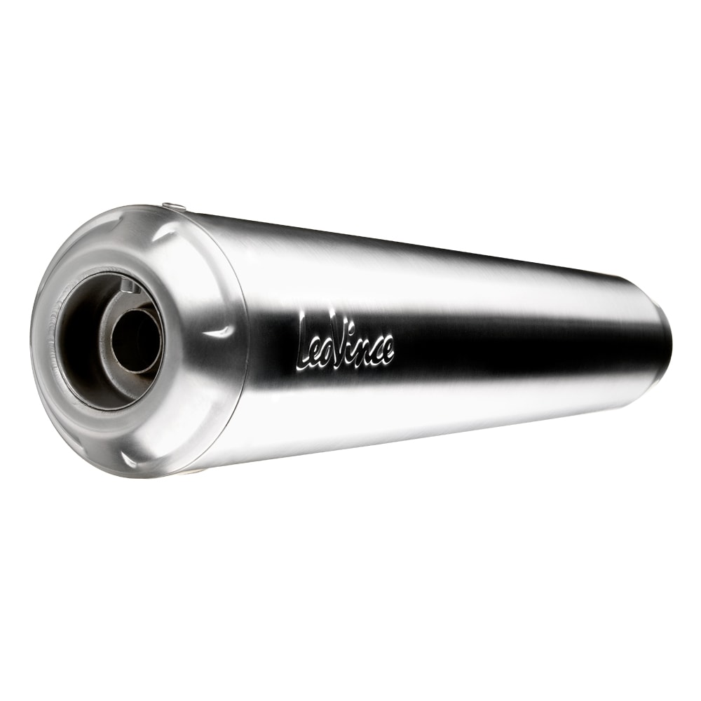 Leo Vince Classic Racer Stainless Steel | 2 Slip-On Exhaust For Triumph Thruxton Water Cooled '16-18 Leo Vince Classic Racer Stainless Steel | 2 Slip-On Exhaust For Triumph Thruxton Water Cooled '16-18