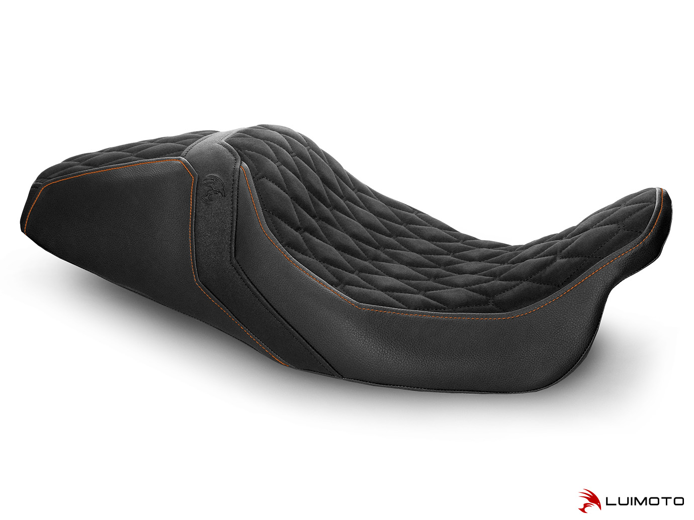 シート ライダーのためのLuimotoダイヤモンドスエードテックグリップシートカバーヤマハR6 2017-2018 Luimoto Diamond Suede Tec-Grip Seat Cover For シート ヤマハMT-07 2018-2019のライダー用ルイモトスエードTEC