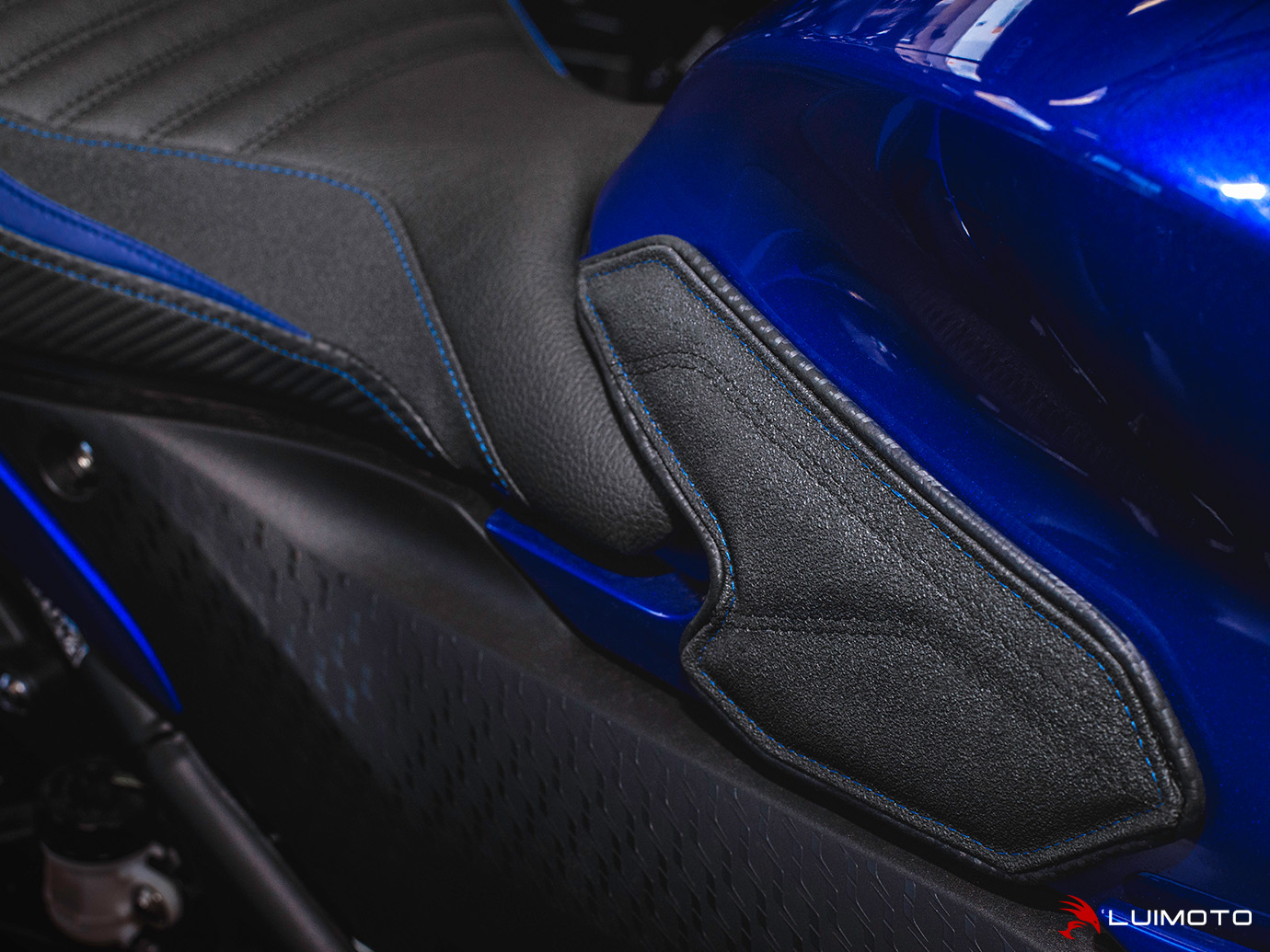 LUIMOTO TANK LEAF Tank Pads for the Yamaha YZF-R3 & YZF-R25 (2019+)