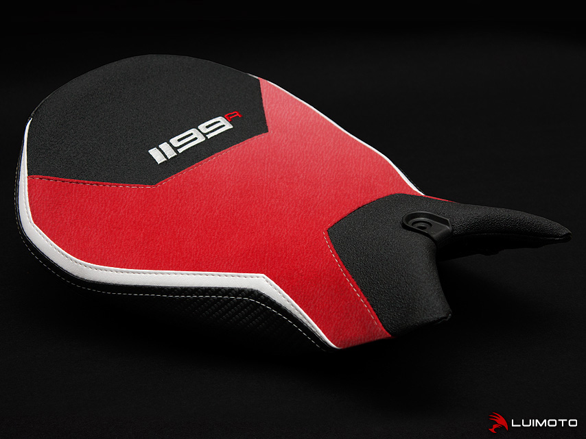 LUIMOTO R Edition Rider Seat Cover for the DUCATI 1199 PANIGALE R (13-14) LUIMOTO R Edition Rider Seat Cover for the DUCATI 1199 PANIGALE R (13-14)
