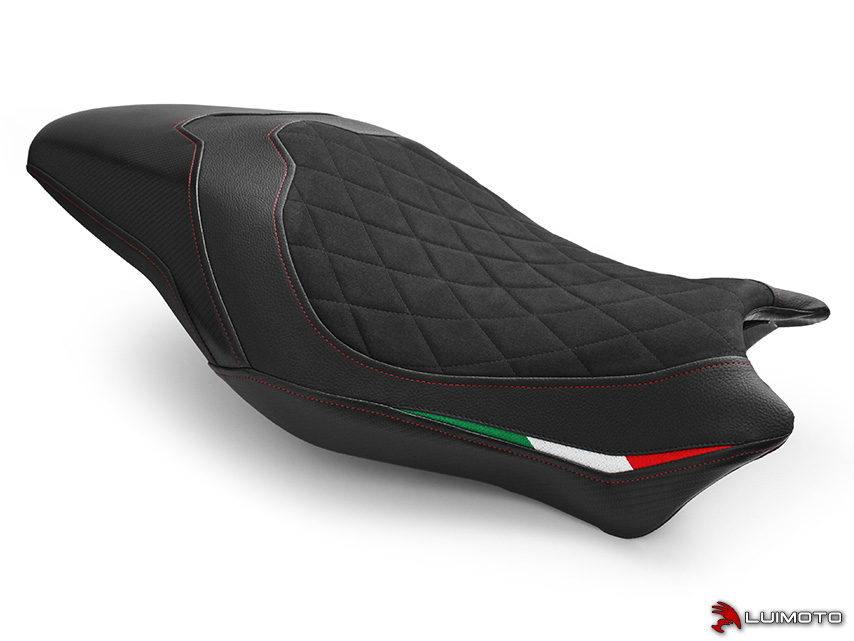 LUIMOTO (Diamond Edition) Rider Seat Cover for the 2017+ DUCATI MONSTER 1200 / 821 LUIMOTO (Diamond Edition) Rider Seat Cover for the 2017+ DUCATI MONSTER 1200 / 821