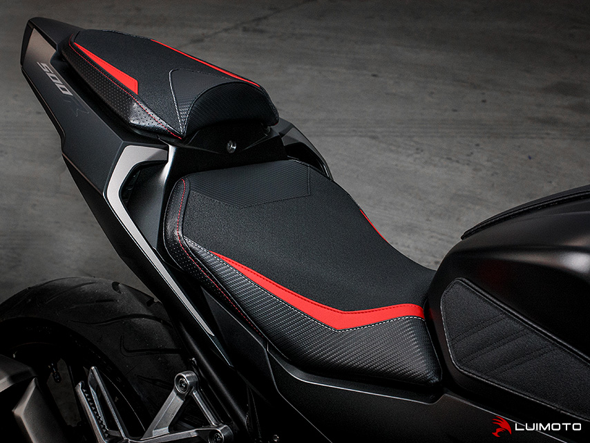 LUIMOTO Styleline Passenger Seat Cover for the Honda CBR500R (2016
