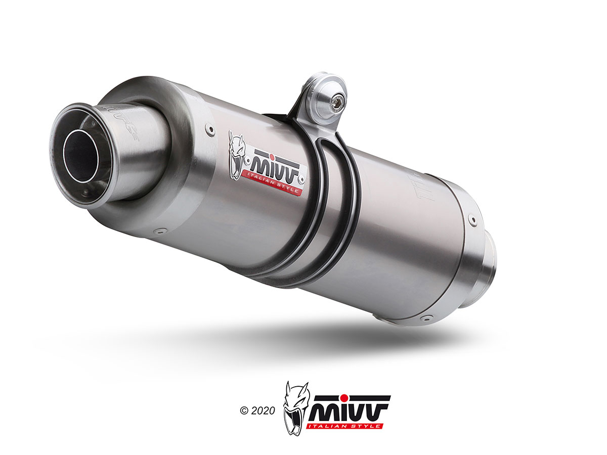 Pot D'échappement Mivv Oval En Acier Inoxydable Pour Aprilia RSV4 (2009 à 2016) - Qualité Italienne