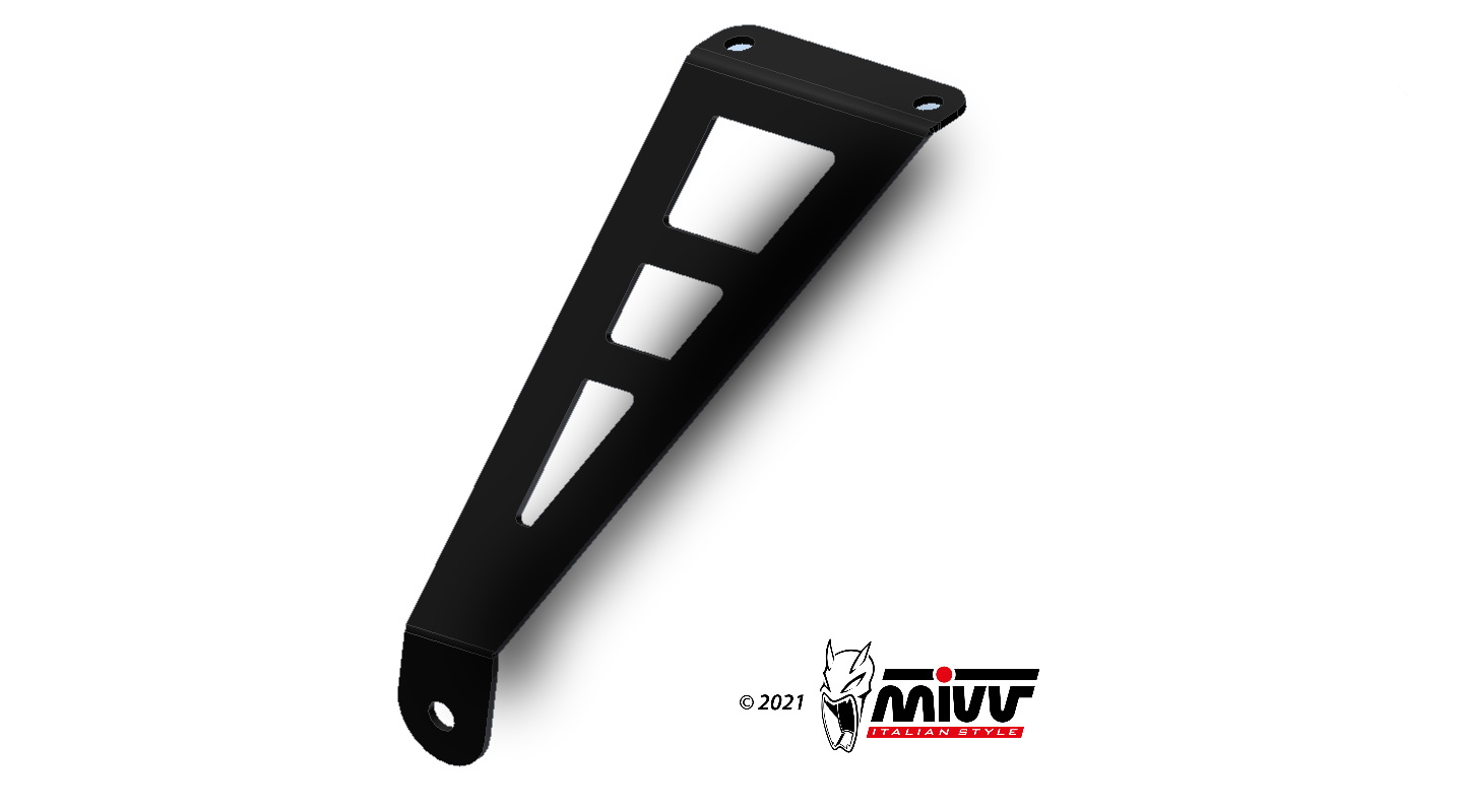 MIVV Single Seat Holder Kit Exhaust For Aprilia RS 660 2021, Tuono 660 21