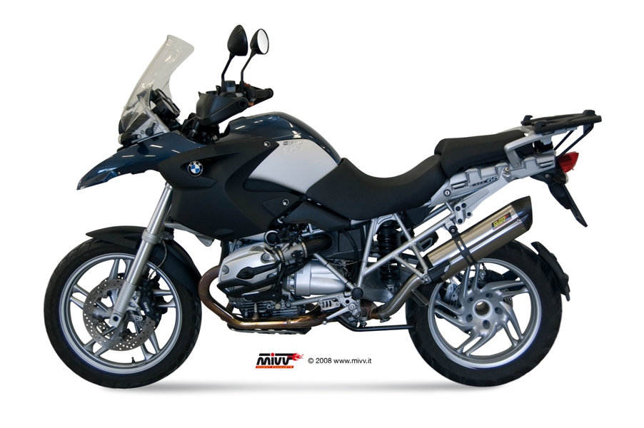 MIVV Slip-on, Suono Stainless Steel, Standard Exhaust For BMW R 1200 GS / Adventure 2004-2007 MIVV Slip-on, Suono Stainless Steel, Standard Exhaust For BMW R 1200 GS / Adventure 2004-2007