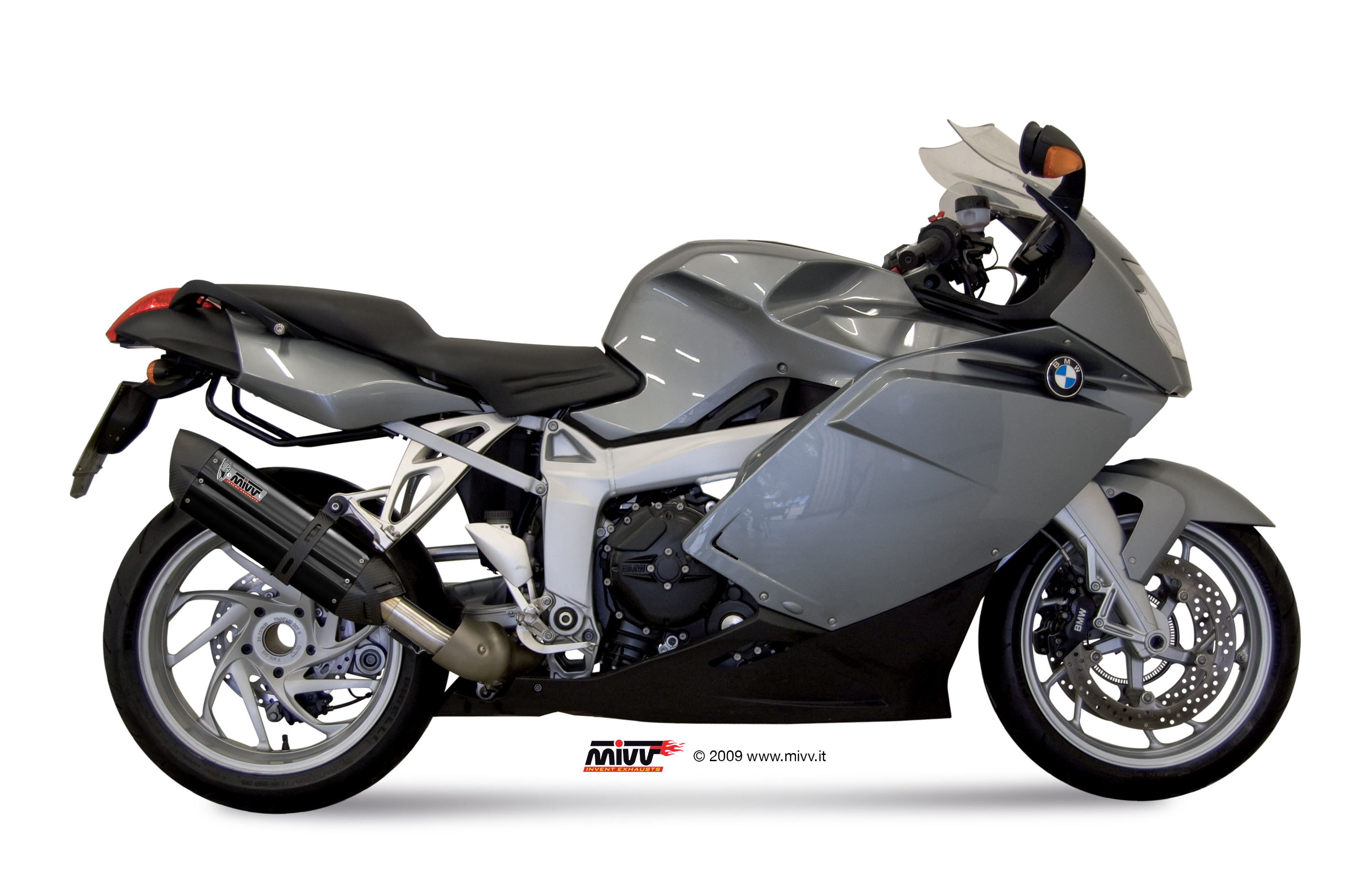 MIVV Slip-on, Suono Black, Standard Exhaust For BMW K 1200 R / S / GT ...