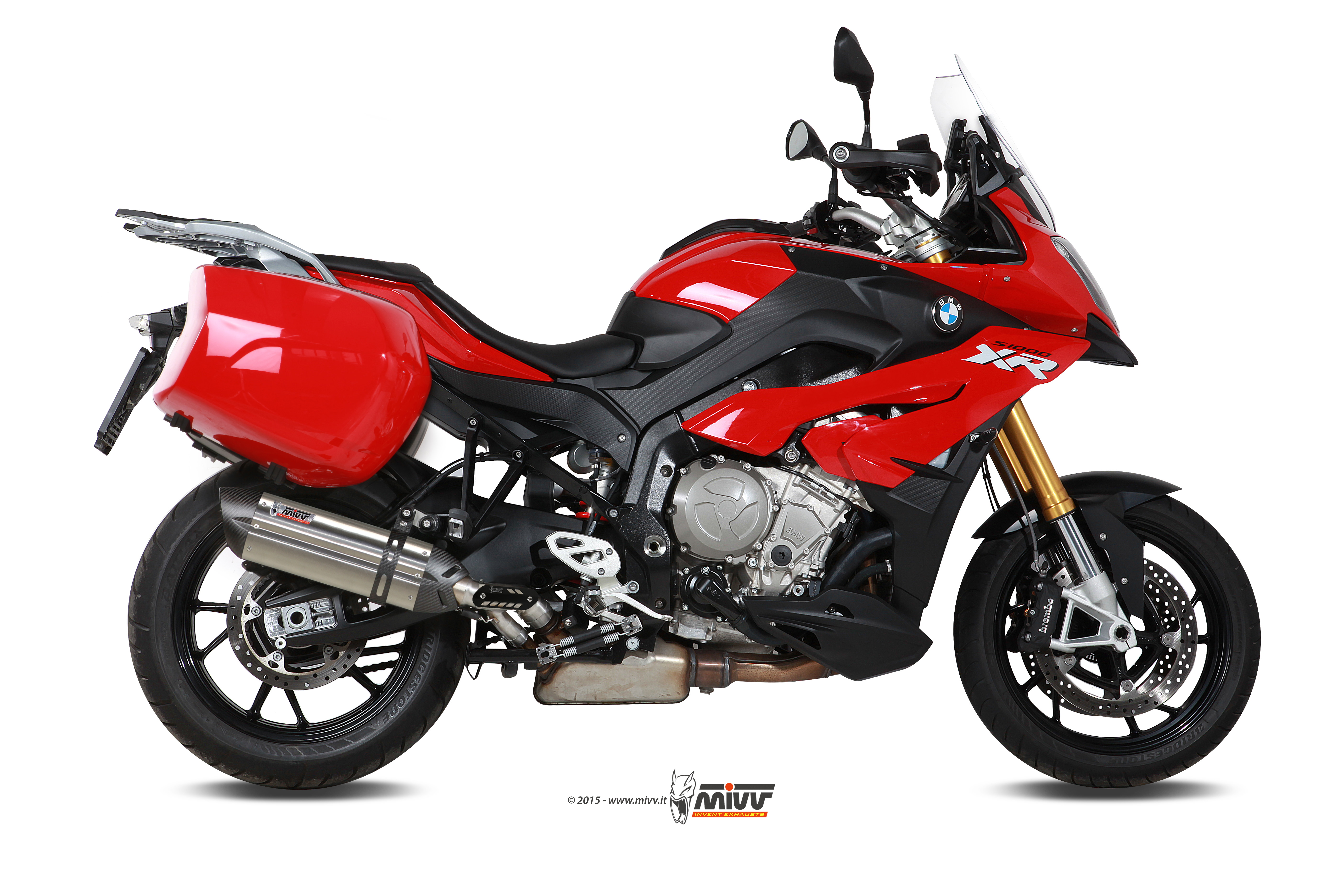 MIVV Slip-on, Suono Stainless Steel, Standard Exhaust For BMW S 1000 XR 2015-2019 MIVV Slip-on, Suono Stainless Steel, Standard Exhaust For BMW S 1000 XR 2015-2019