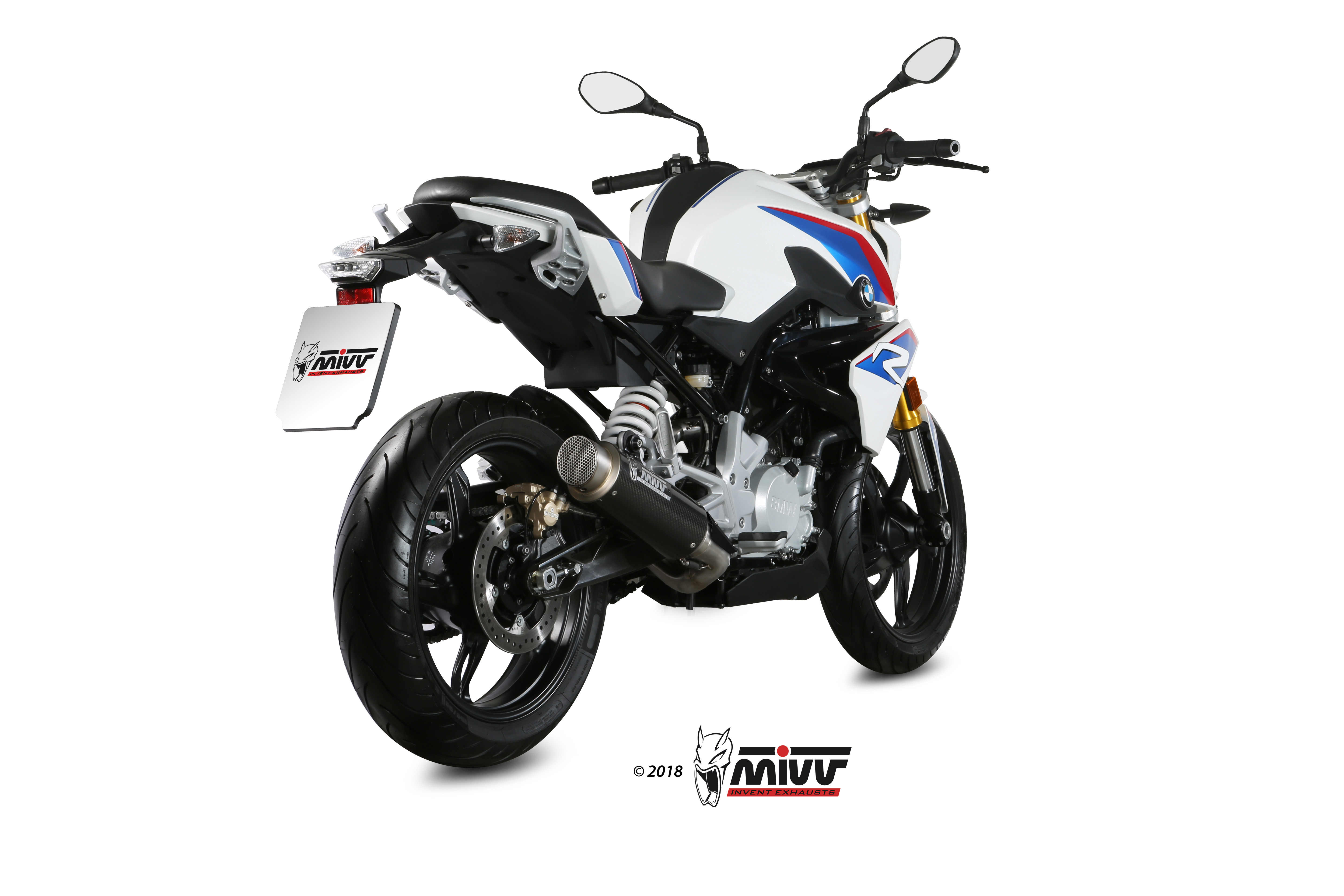 MIVV Full System 1X1, GPpro Carbon, Standard Exhaust For BMW G310 R ...