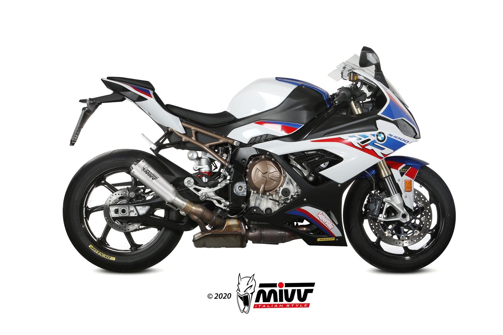 MIVV Slip-on, X-M1 Titan, Standard Exhaust For BMW S 1000 RR 2019-2021 MIVV Slip-on, X-M1 Titan, Standard Exhaust For BMW S 1000 RR 2019-2021