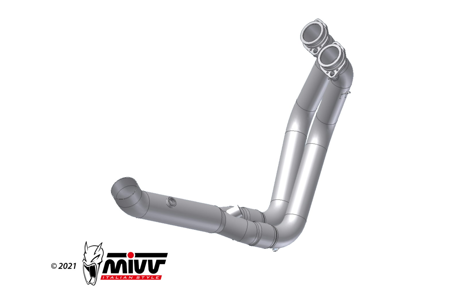MIVV No-kat pipe Exhaust For BMW F 900 XR 2020-2022 MIVV No-kat pipe Exhaust For BMW F 900 XR 2020-2022