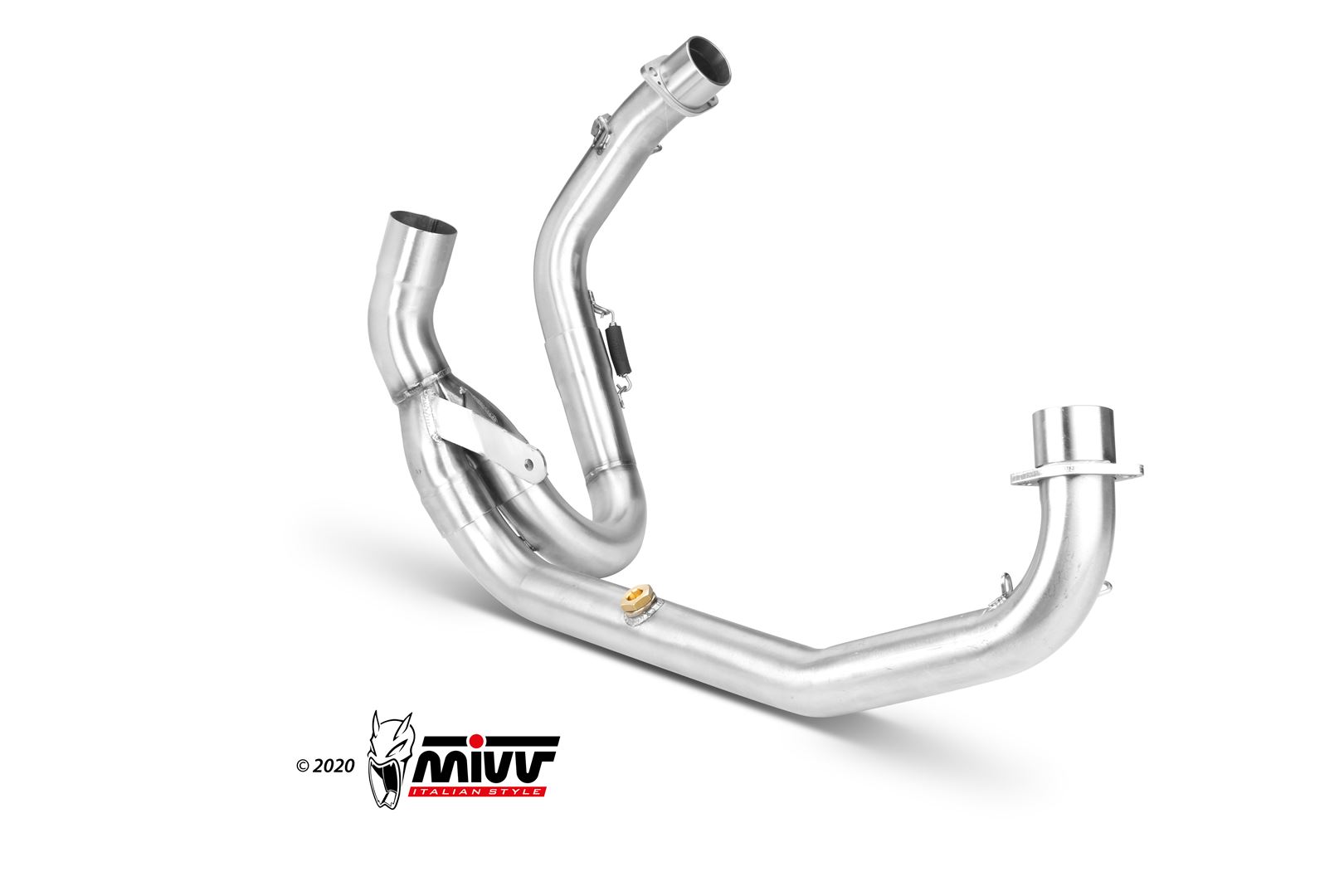 MIVV No-kat pipe. Exhaust For Ducati Hypermotard 1100 Evo 2010-2012 MIVV No-kat pipe. Exhaust For Ducati Hypermotard 1100 Evo 2010-2012